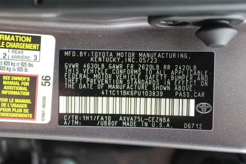 2023 Toyota Camry LE Auto AWD